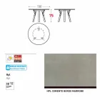 Varaschin odkazy Kulatý stůl moderní design zahrady, H 75 cm Viadurini