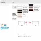 Varaschin Systém designu venkovní konferenční stolek z lakovaného hliníku Viadurini