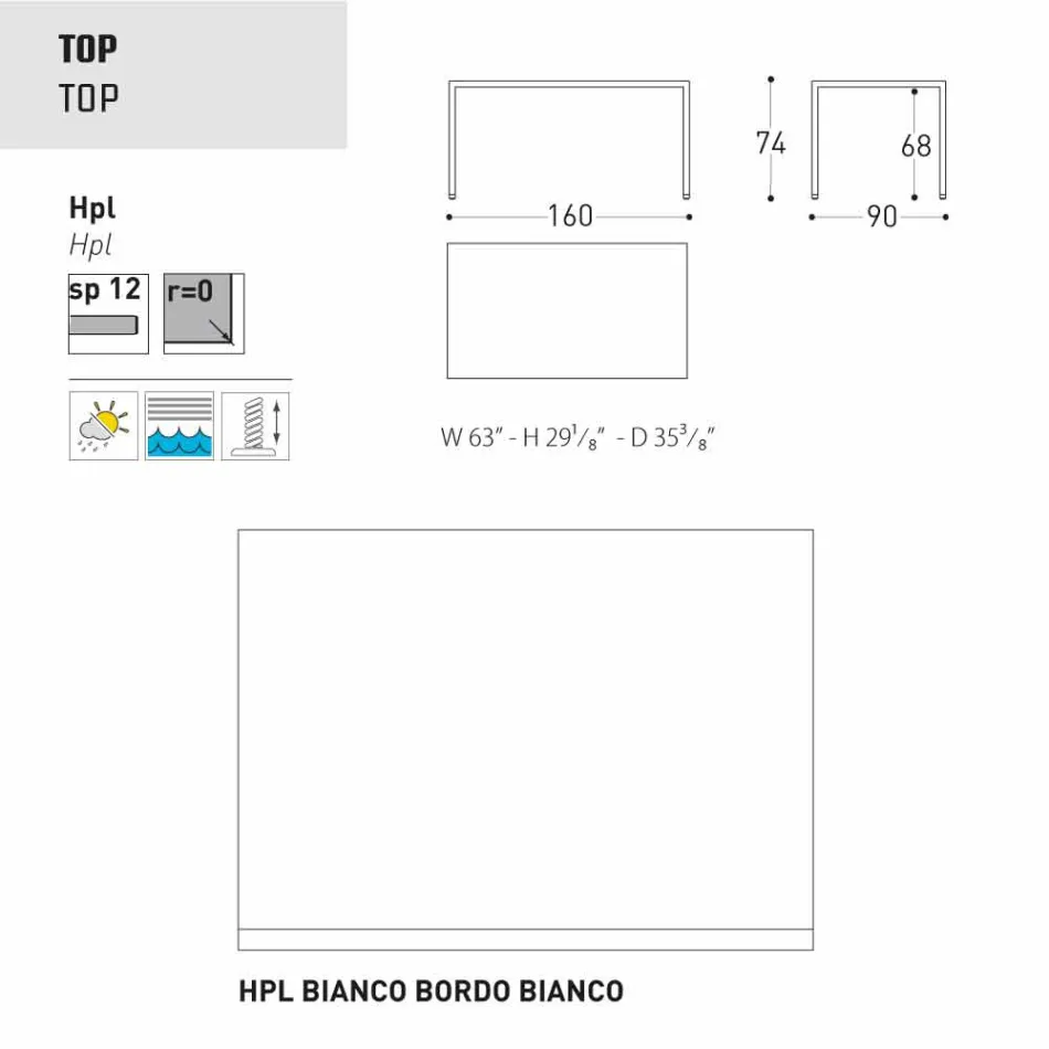 Varaschin Victor stůl pro vnitřní a zahradní stolování, moderní design Viadurini