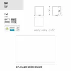 Varaschin Victor stůl pro vnitřní a zahradní stolování, moderní design Viadurini