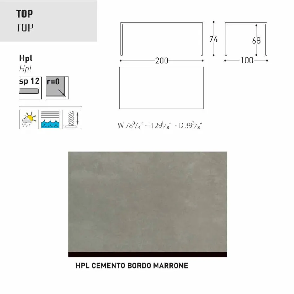 Varaschin Victor stůl pro vnitřní a zahradní stolování, moderní design Viadurini