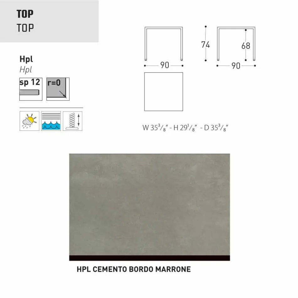 Varaschin Victor stůl pro vnitřní a zahradní stolování, moderní design Viadurini