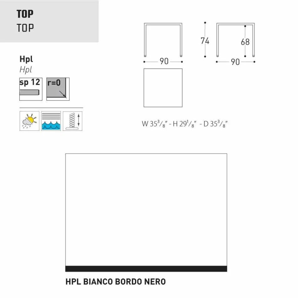 Varaschin Victor stůl pro vnitřní a zahradní stolování, moderní design Viadurini