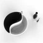 Koupelna s vanou v koupelně Taad z Damantx® vyrobená v Itálii Viadurini