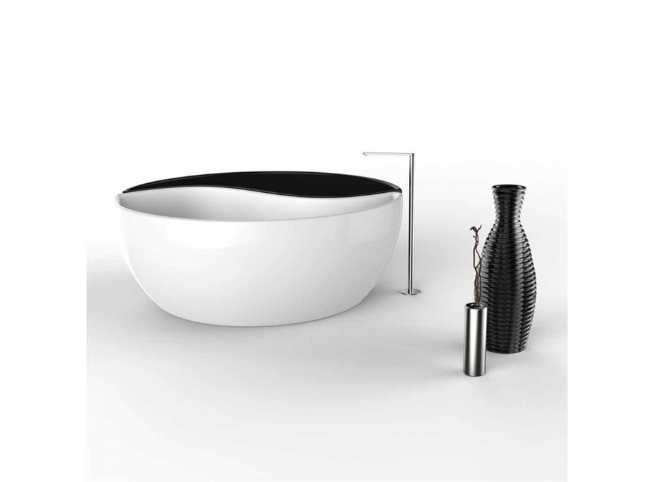 Koupelna s vanou v koupelně Taad z Damantx® vyrobená v Itálii Viadurini