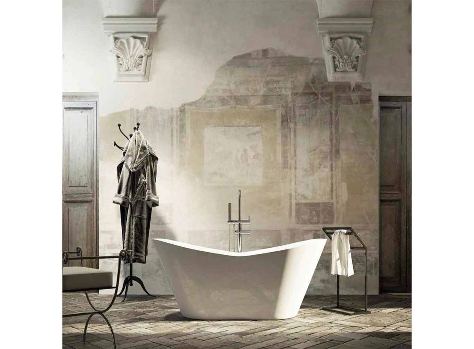Moderní volně stojící vana vyrobená v Itálii Ragusa Viadurini
