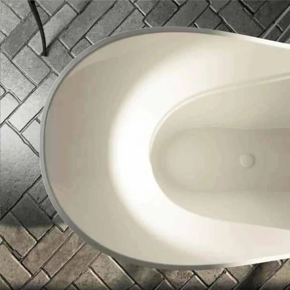 Moderní volně stojící vana vyrobená v Itálii Ragusa Viadurini