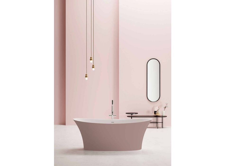 Volně stojící dvoubarevná vana, pevný povrchový design - Podívejte se