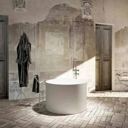 Kulatá volně stojící vana vyrobená v Itálii Cremona Viadurini