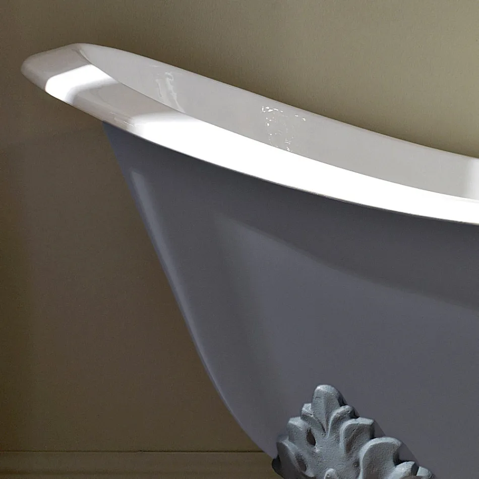 Vintage volně stojící vana s nohama, v litině - Nadine Viadurini