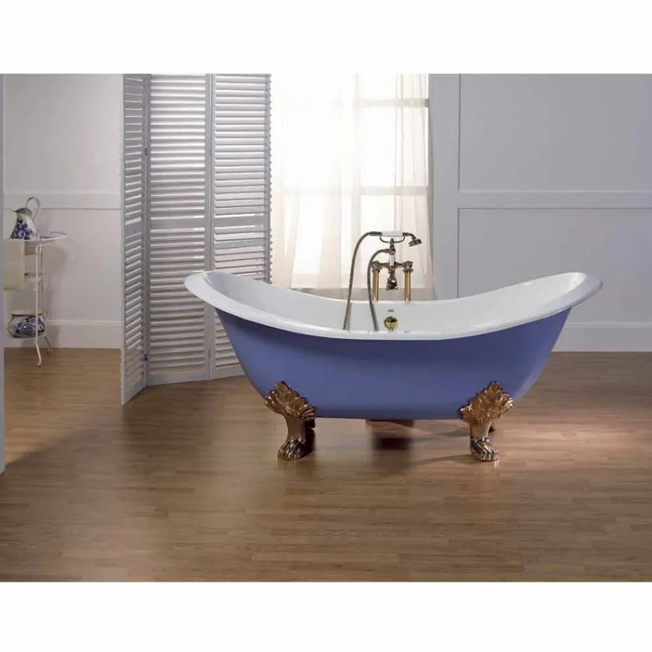 Vana prosklené a malované litiny nohy Lane Viadurini