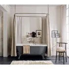 Vintage volně stojící vana s nohama, v litině - Nausica Viadurini