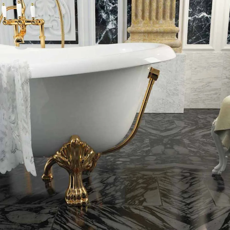 Klasická volně stojící vana vyrobená v Itálii, Fregona Viadurini