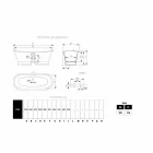 Vana design s litinový vnější obal ottone Roy Viadurini