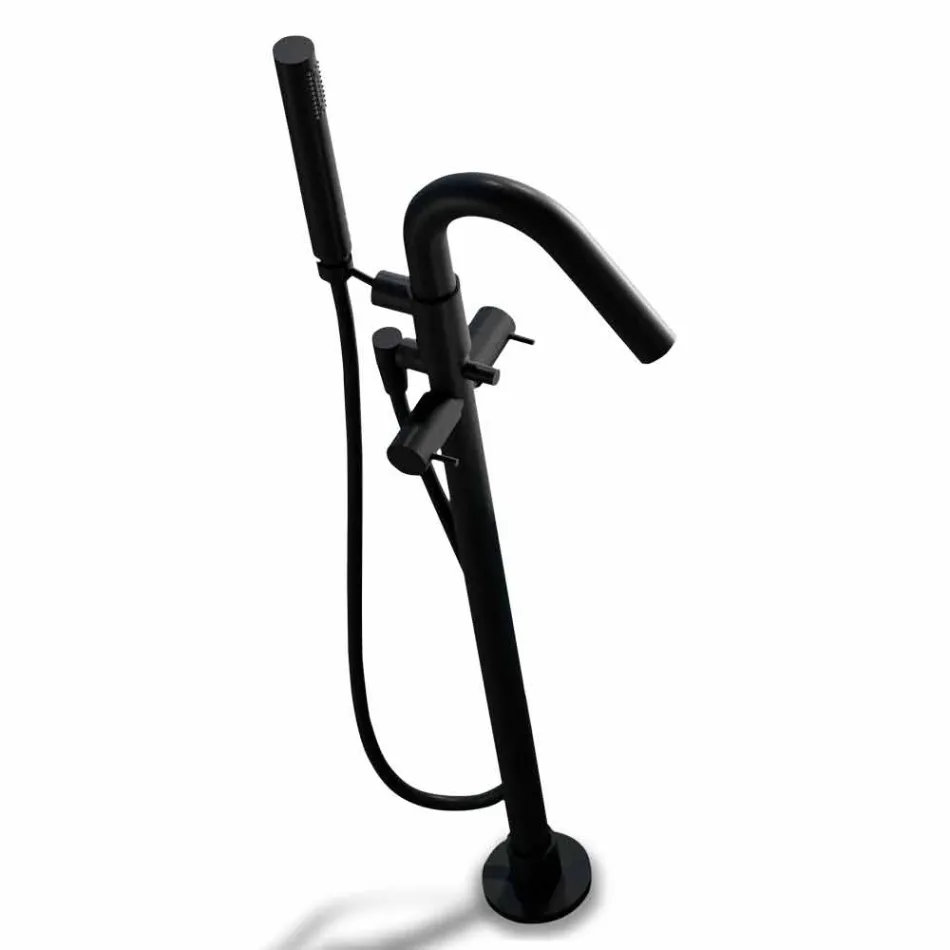 Volně stojící Vana, Design Pevný Povrch Lesklý / Matte - Veil Viadurini