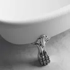 Volně stojící Vana, Viktoriánský Design V Pevném Povrchu - Déšť Viadurini