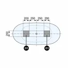 Volně stojící Vana, Vyrobeno v Itálii, v Pevném Povrchu - Průtok Viadurini