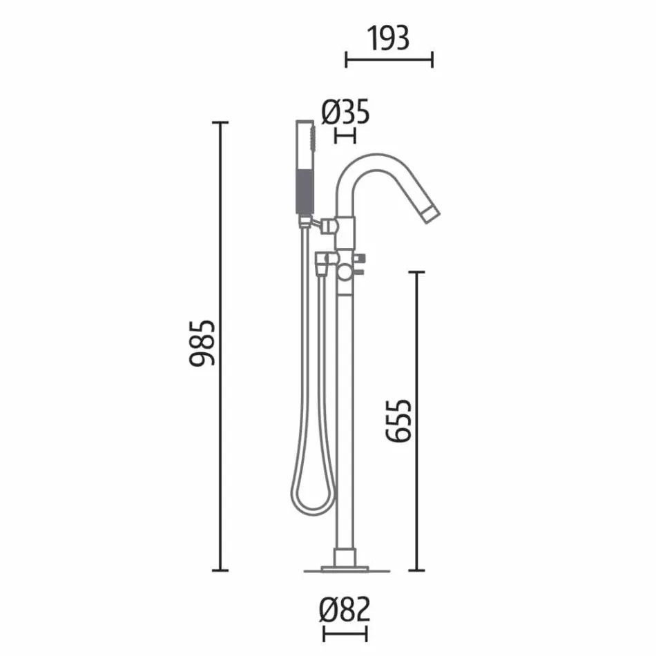 Volně stojící Vana, Vyrobeno v Itálii, v Pevném Povrchu - Průtok Viadurini