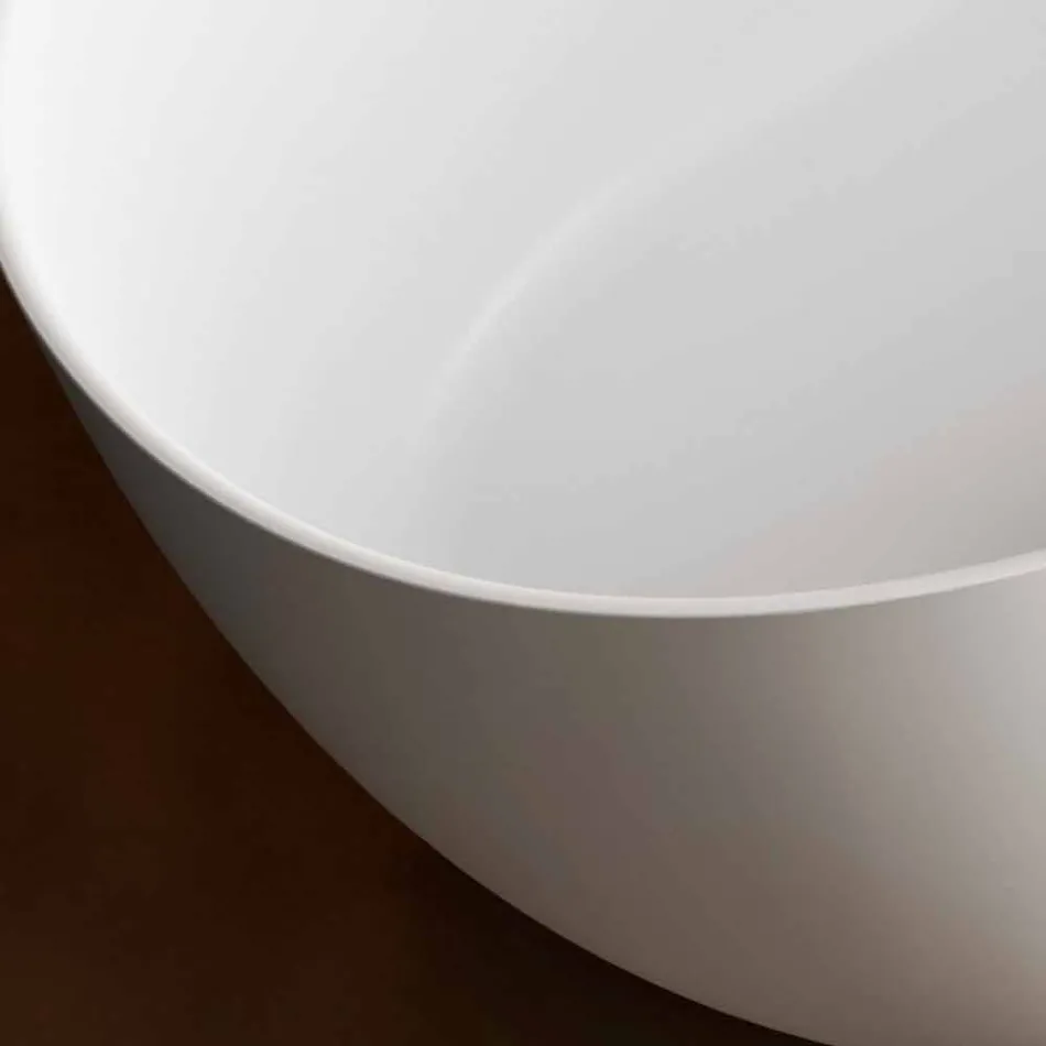 Volně stojící Vana, Vyrobeno v Itálii, v Pevném Povrchu - Průtok Viadurini