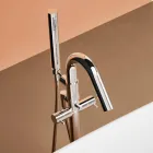 Volně stojící Vana, Vyrobeno v Itálii, v Pevném Povrchu - Průtok Viadurini