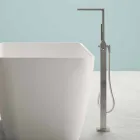 Volně stojící moderní design koupelny lesklý bílý nebo mat - tvář Viadurini