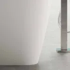 Volně stojící moderní design koupelny lesklý bílý nebo mat - tvář Viadurini