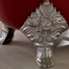 Vintage volně stojící vana s litinovými nohami, vyrobené v Itálii - Naike Viadurini