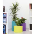 Modulární vázy z barevného polyetylenu Made in Italy 3 kusy - Flows Viadurini