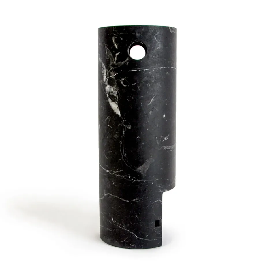 Váza ve tvaru obličeje ze saténového mramoru Made in Italy - Asahi Viadurini