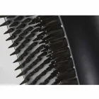 Vysoká vnitřní váza z matně černé keramiky a oceli vyrobená v Itálii - Jesolo Viadurini