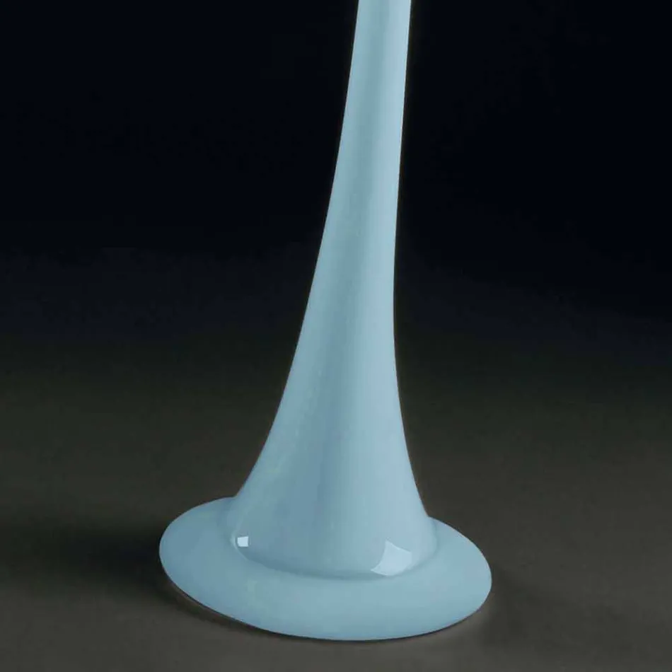 Vysoká vnitřní váza z barevného skla, moderní design vyrobený v Itálii - Elviro Viadurini