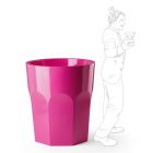 Vysoká dekorativní váza ve tvaru skla z polyetylenu Made in Italy - Pucca Viadurini