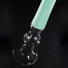 Vysoká dekorativní váza z barevného skla vyrobená v Itálii - Singapuru Viadurini