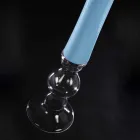 Vysoká dekorativní váza z barevného skla vyrobená v Itálii - Singapuru Viadurini