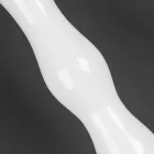 Vysoká dekorativní váza z průhledného a bílého skla vyrobená v Itálii - Gondo Viadurini