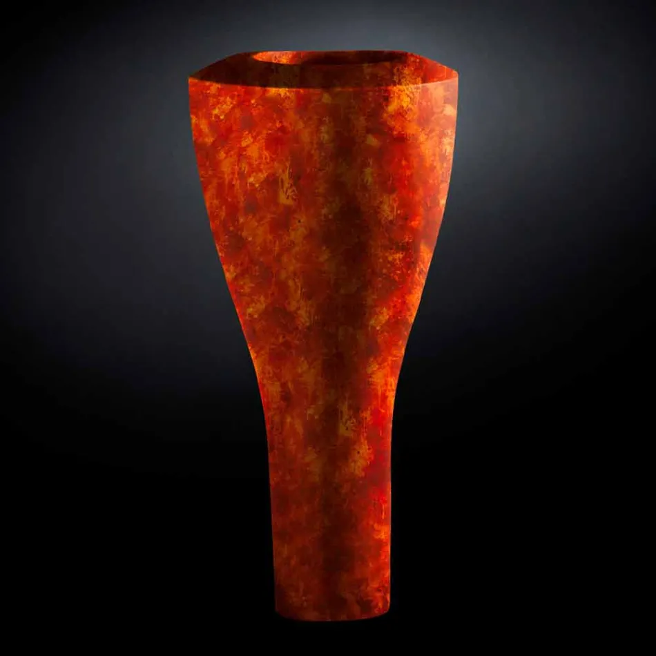 Vysoce moderní polyethylenová váza vyrobená v Itálii vysoké kvality - Timodeo Viadurini