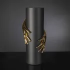 Vysoká vnitřní keramická váza vyrobená ručně v Itálii - Monte Viadurini