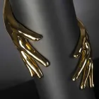 Vysoká vnitřní keramická váza vyrobená ručně v Itálii - Monte Viadurini