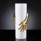 Vysoká vnitřní keramická váza vyrobená ručně v Itálii - Monte Viadurini