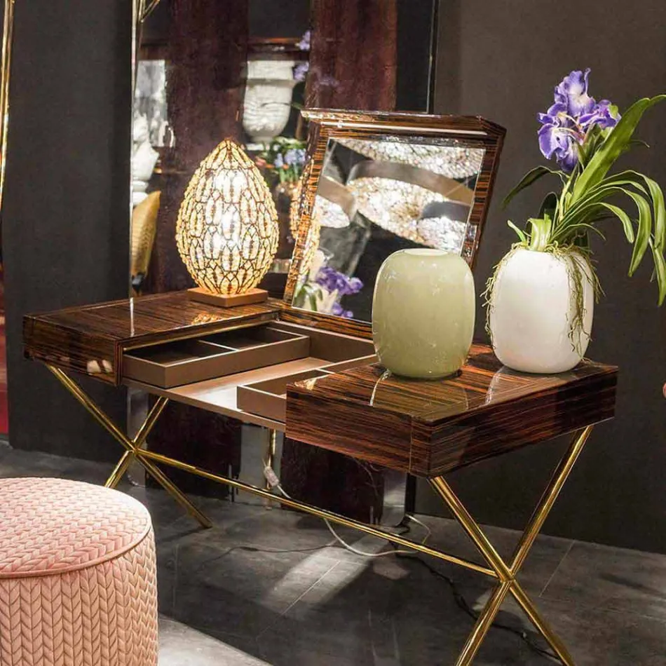 Ručně vyrobená bílá nebo šedá lesklá skleněná váza vyrobená v Itálii - Malindi Viadurini