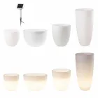 Váza s LED nebo solárním osvětlením Moderní design různých velikostí - Svasostar Viadurini