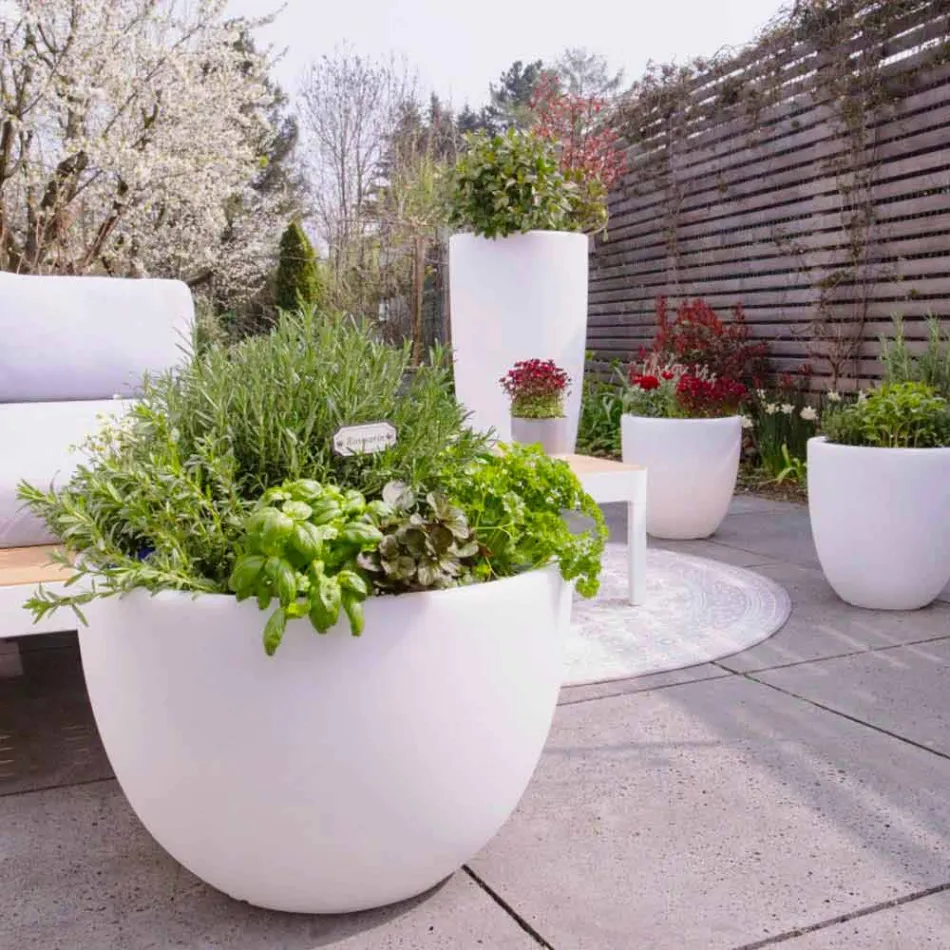 Váza s LED nebo solárním osvětlením Moderní design různých velikostí - Svasostar Viadurini