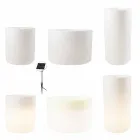 Váza se solárním osvětlením nebo LED designem pro vnitřní nebo venkovní použití - Cilindrostar Viadurini