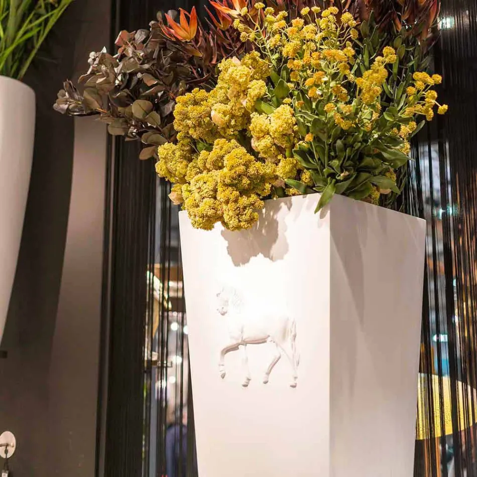 Váza moderního designu krychle 100% Made in Italy Cody Viadurini