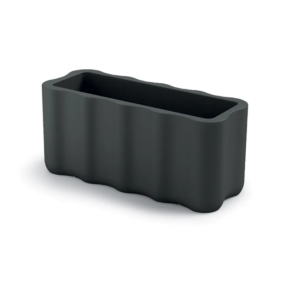 Venkovní váza z barevného polyetylenu Made in Italy - chaotická Viadurini