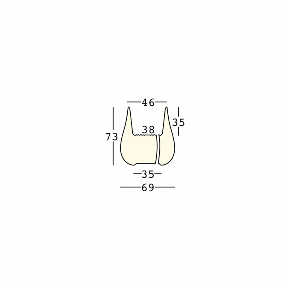 Venkovní svítící designová váza z polyethylenu vyrobená v Itálii - Monita Viadurini