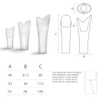 Svítící venkovní váza z bílého polyetylenu Made in Italy - Galileo Viadurini