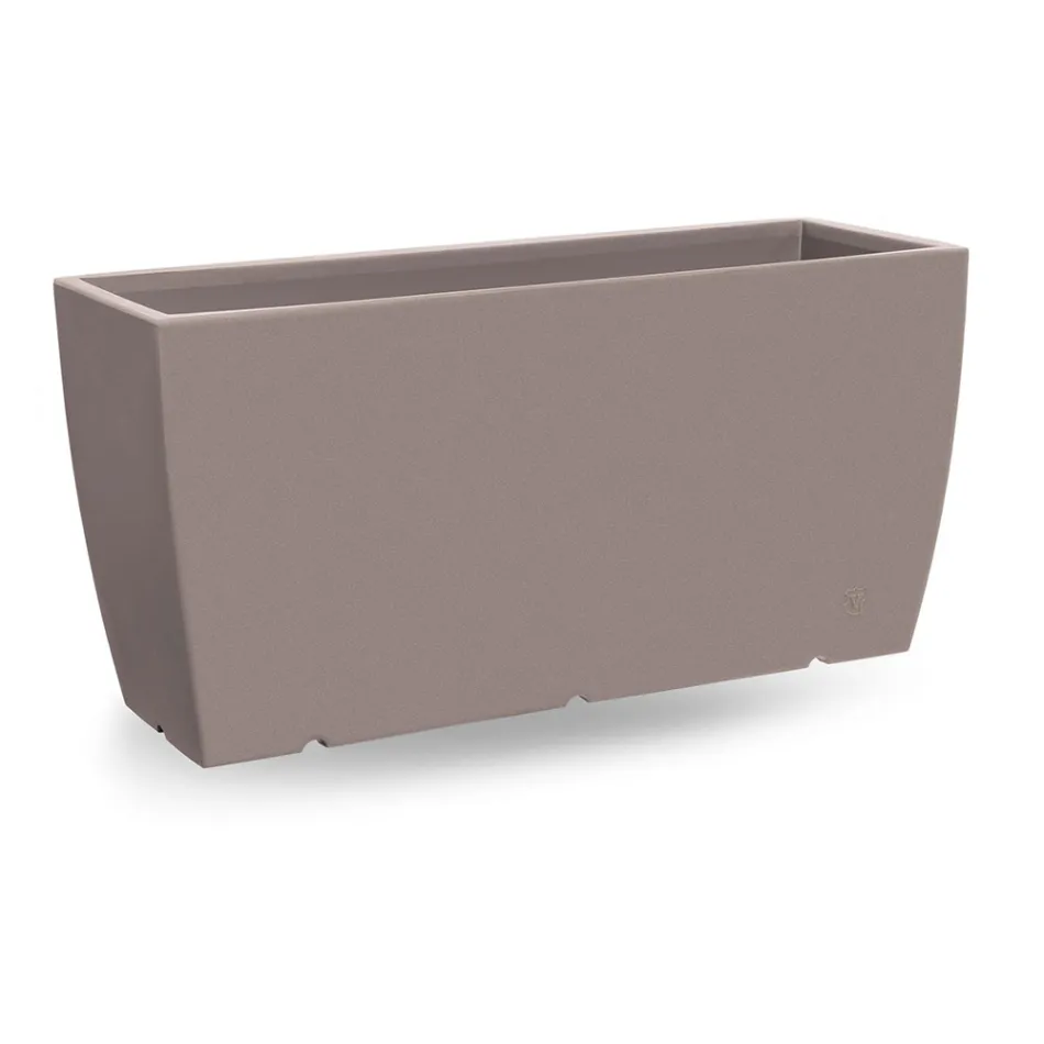 Obdélníková venkovní váza z polyetylenu Made in Italy - Albarone Viadurini