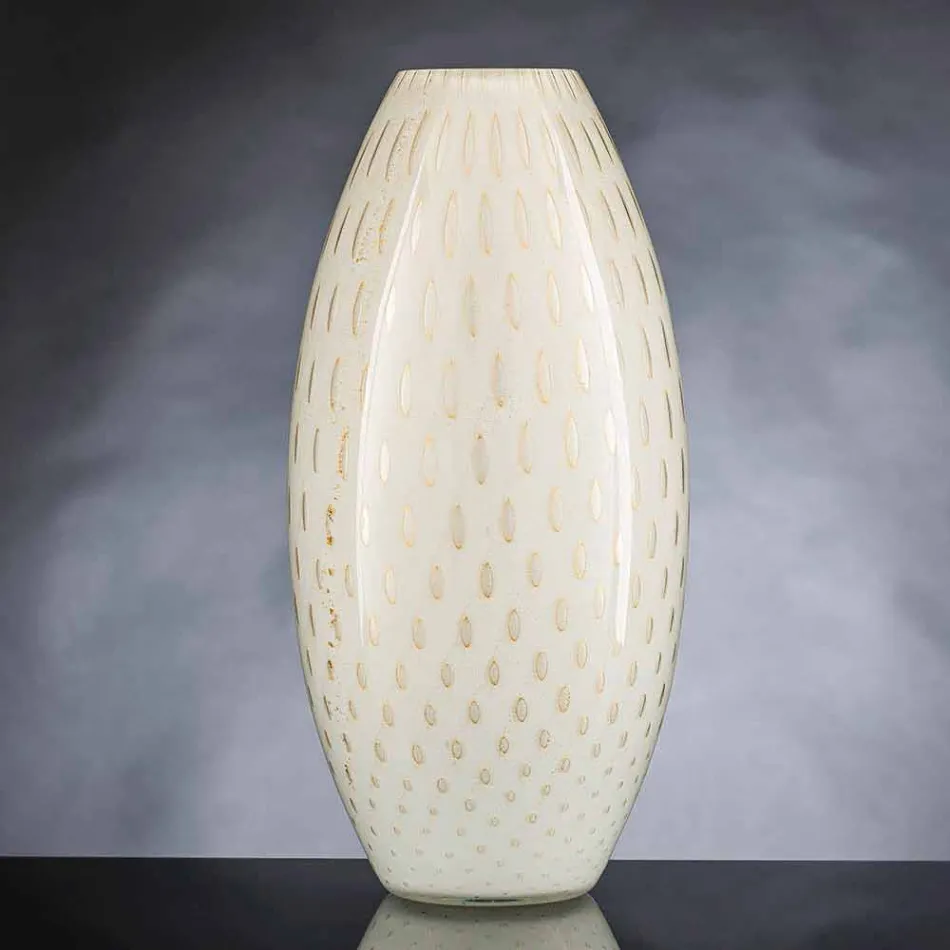 Vnitřní váza z barevného foukaného skla Murano vyrobené v Itálii - Asper Viadurini