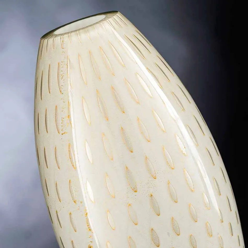 Vnitřní váza z barevného foukaného skla Murano vyrobené v Itálii - Asper Viadurini